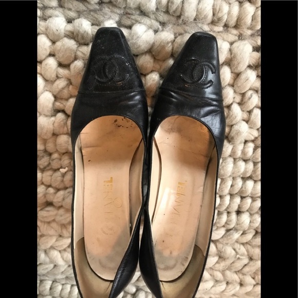 CHANEL Shoes - Chanel Logo Heels